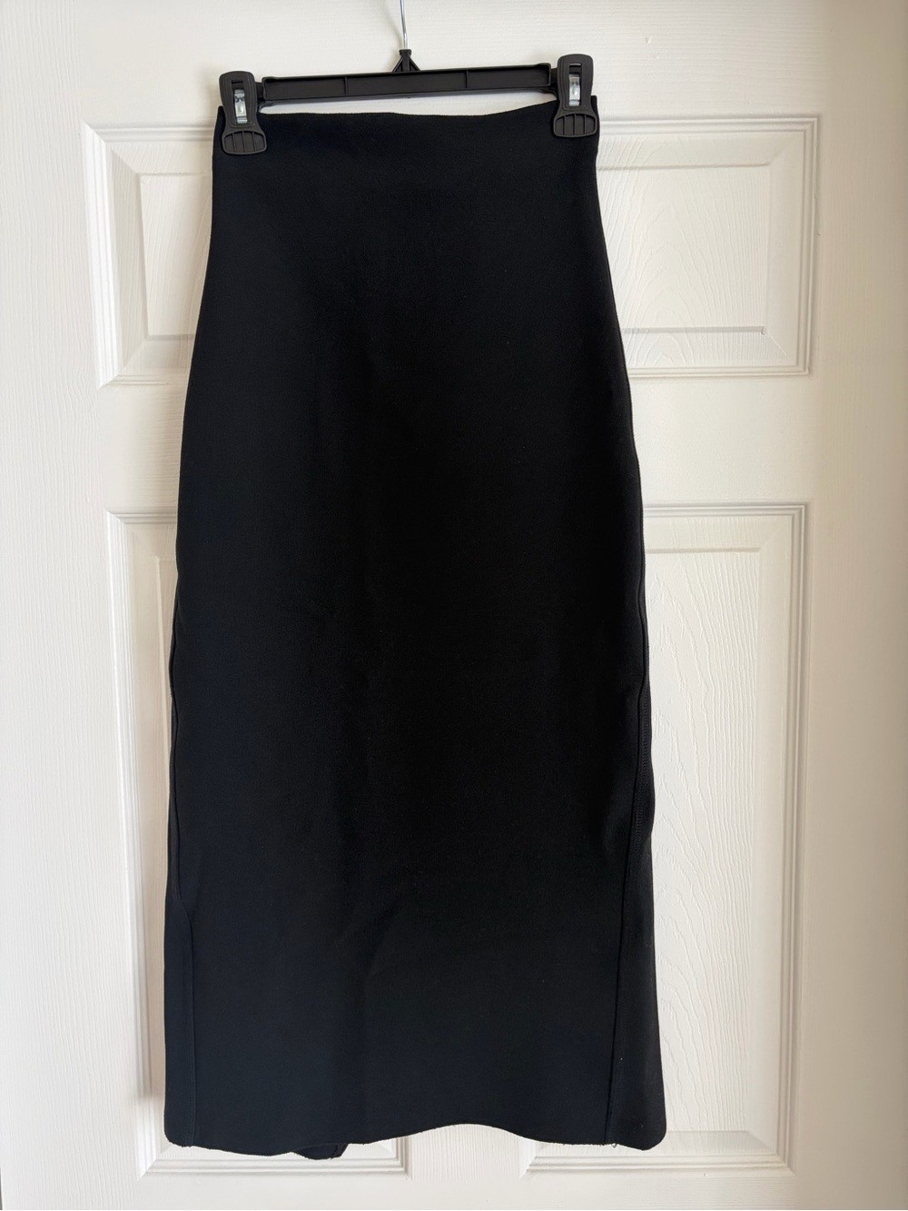 Zara Black Slit Pencil Skirt, ZW Collection